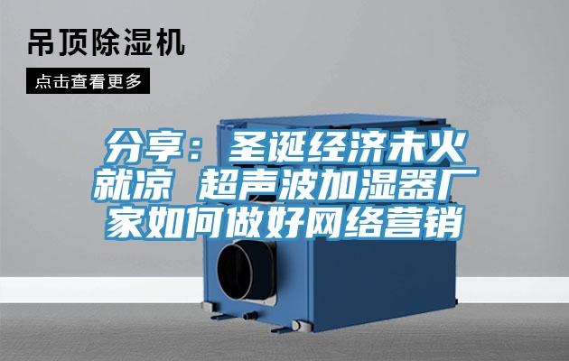 分享：聖誕經濟未火就涼 超聲波加濕器廠家如何做好網絡營銷