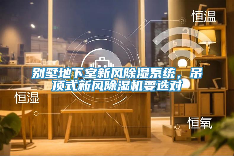 別墅地下室新風除濕係統，吊頂式新風好色先生在线播放要選對