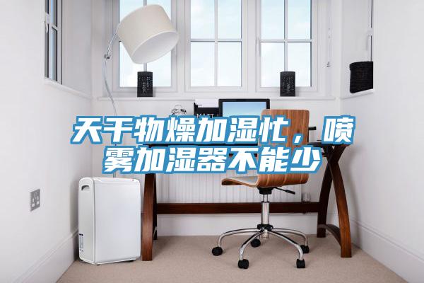 天幹物燥加濕忙，噴霧加濕器不能少