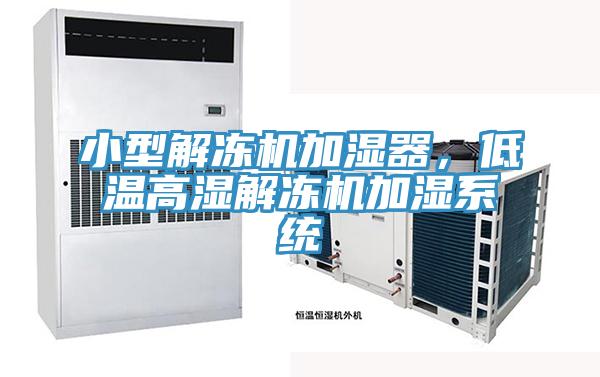 小型解凍機加濕器，低溫高濕解凍機加濕係統