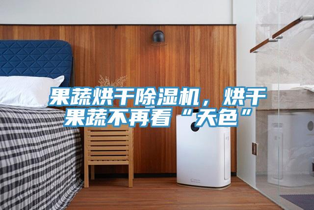 果蔬烘幹好色先生在线播放，烘幹果蔬不再看“天色”