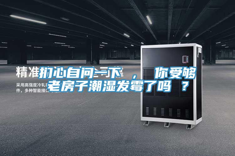 捫心自問一下 ， 你受夠老房子潮濕發黴了嗎 ？