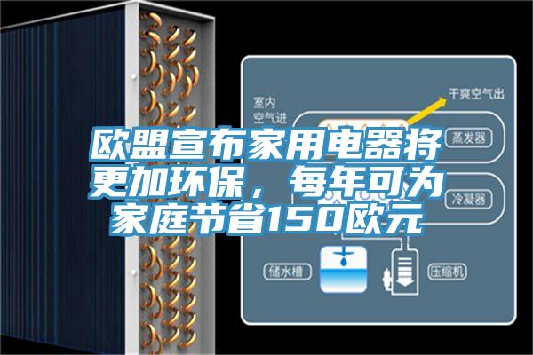 歐盟宣布家用電器將更加環保，每年可為家庭節省150歐元