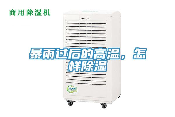 暴雨過後的高溫,怎樣除濕
