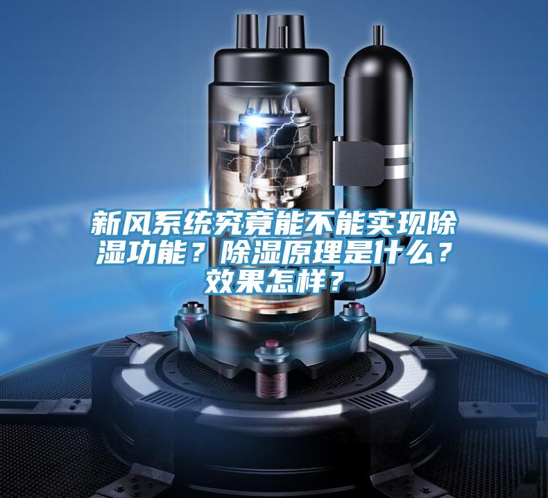 新風係統究竟能不能實現除濕功能?除濕原理是什麽?效果怎樣?