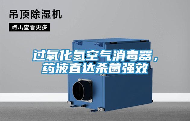 過氧化氫空氣消毒器，藥液直達殺菌強效