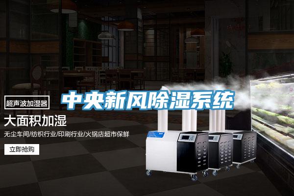 中央新風除濕係統