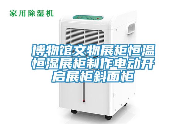 博物館文物展櫃恒溫恒濕展櫃製作電動開啟展櫃斜麵櫃