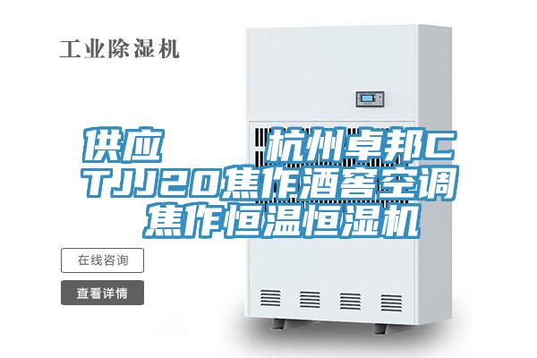供應 杭州卓邦CTJJ20焦作酒窖空調 焦作恒溫恒濕機