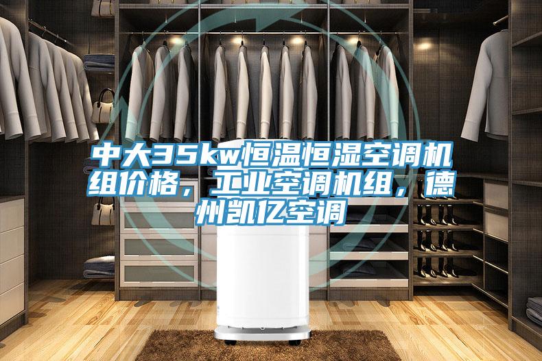 中大35kw恒溫恒濕空調機組價格,工業空調機組,德州凱億空調