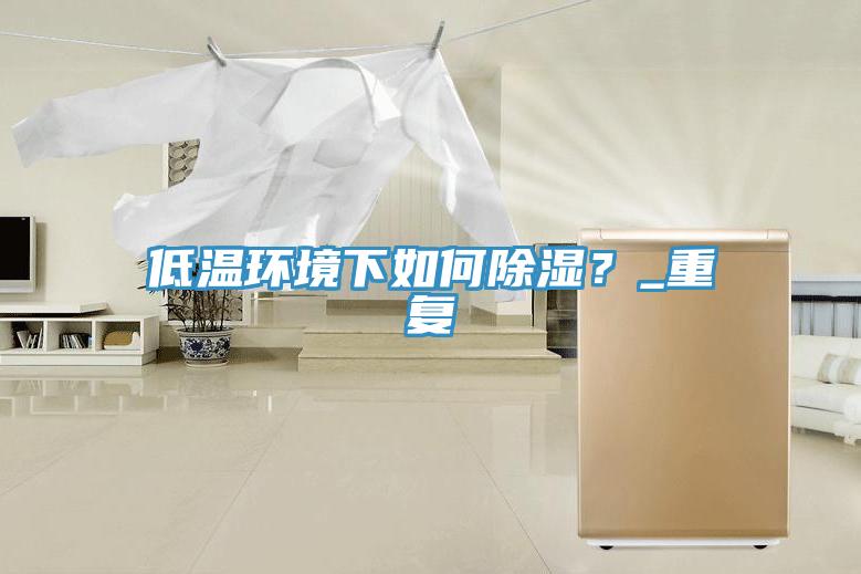 低溫環境下如何除濕？_重複