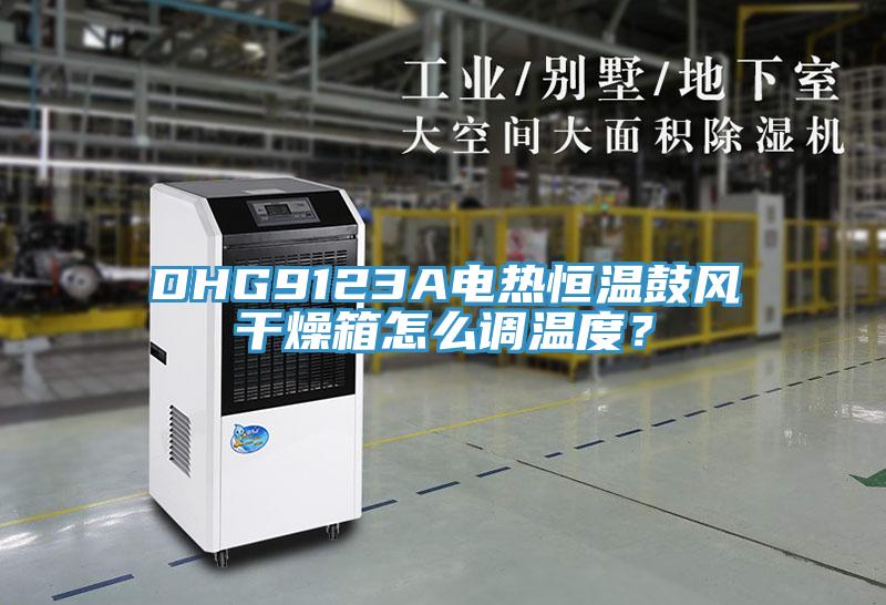 DHG9123A電熱恒溫鼓風幹燥箱怎麽調溫度?