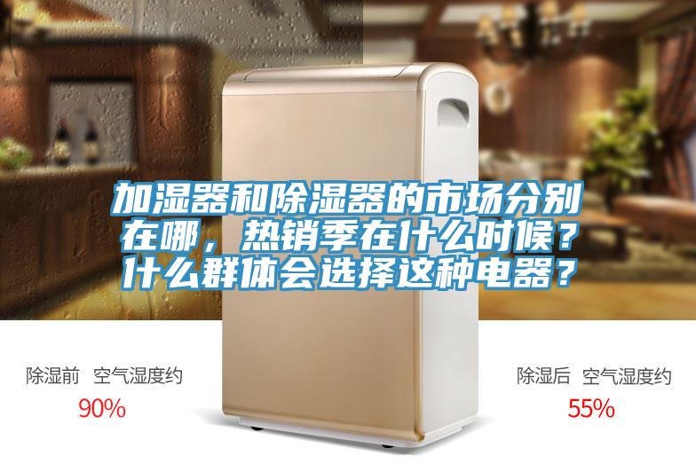 加濕器和除濕器的市場分別在哪,熱銷季在什麽時候?什麽群體會選擇這種電器?