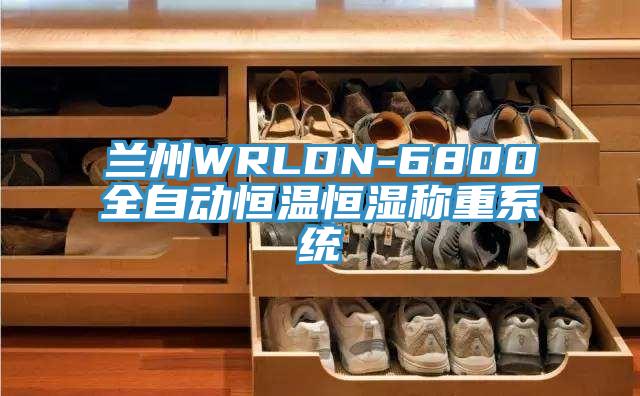 蘭州WRLDN-6800全自動恒溫恒濕稱重係統