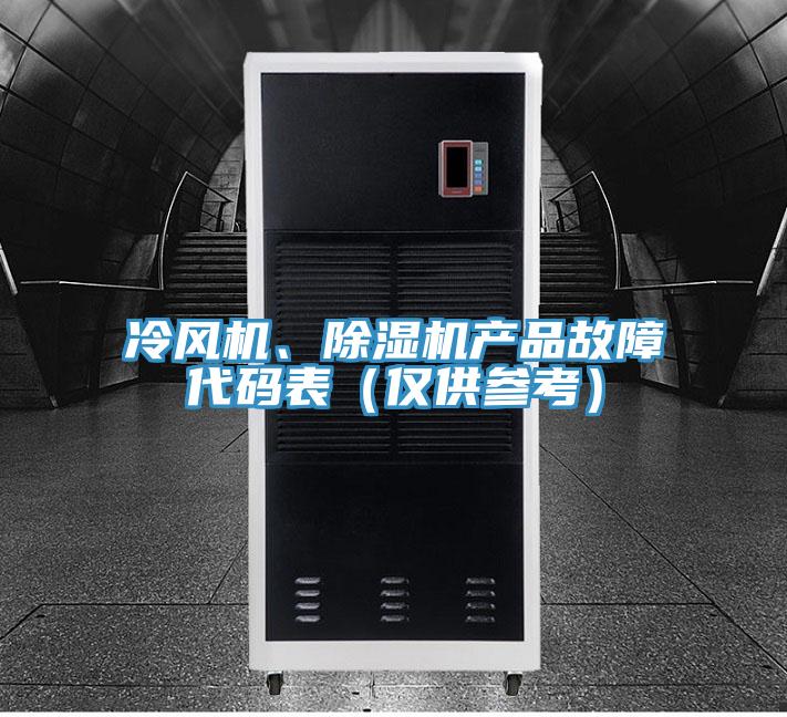 冷風機、好色先生在线播放產品故障代碼表(僅供參考)