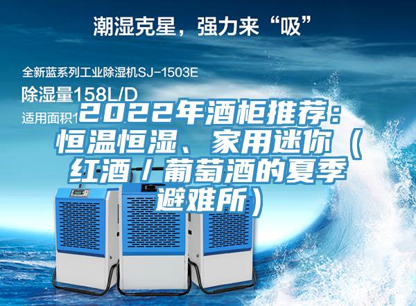 2022年酒櫃推薦：恒溫恒濕、家用迷你（紅酒／葡萄酒的夏季避難所）