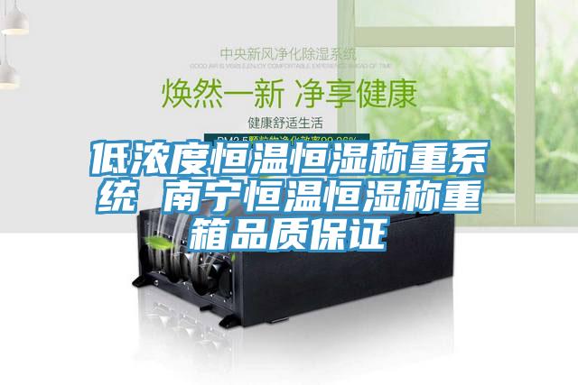 低濃度恒溫恒濕稱重係統 南寧恒溫恒濕稱重箱品質保證