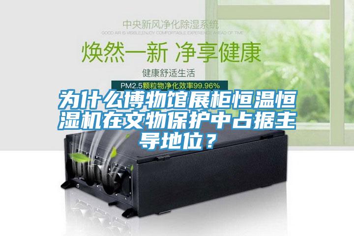 為什麽博物館展櫃恒溫恒濕機在文物保護中占據主導地位?