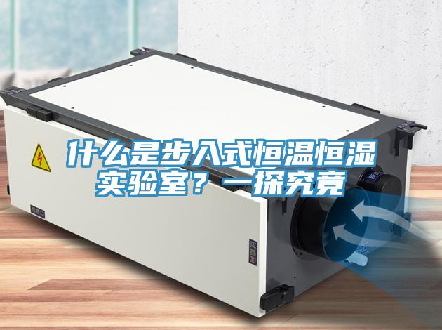什麽是步入式恒溫恒濕實驗室？一探究竟