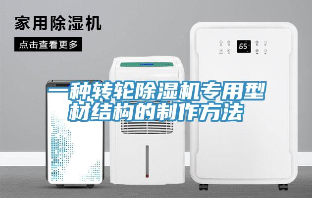 一種轉輪好色先生在线播放專用型材結構的製作方法