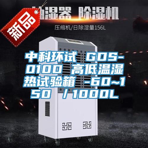 中科環試 GDS-010D 高低溫濕熱試驗箱 -60~150℃/1000L