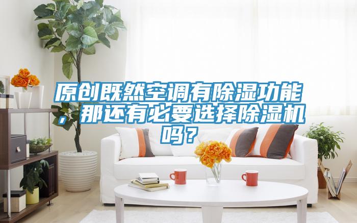 原創既然空調有除濕功能，那還有必要選擇好色先生在线播放嗎？