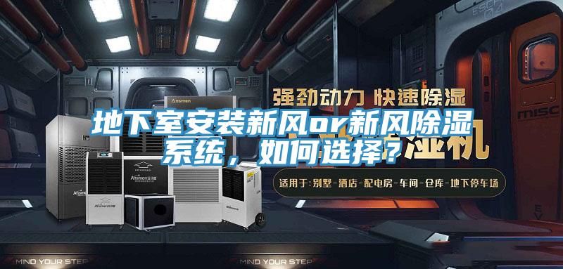 地下室安裝新風or新風除濕係統，如何選擇？