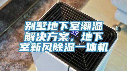 別墅地下室潮濕解決方案，地下室新風除濕一體機