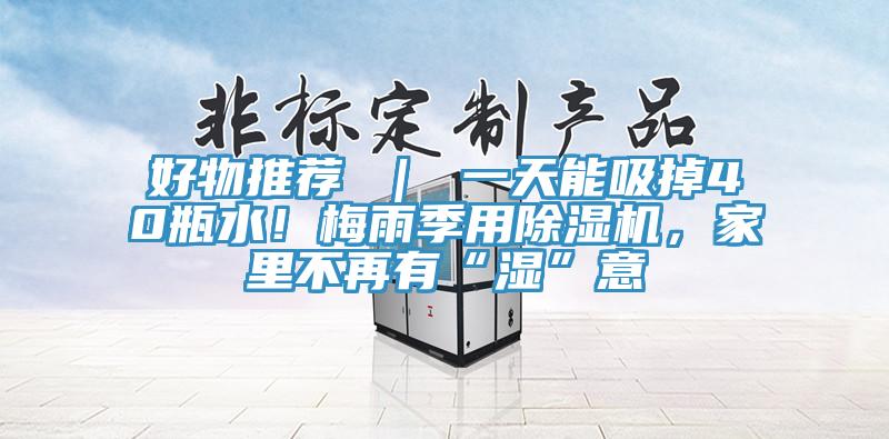 好物推薦 ｜ 一天能吸掉40瓶水！梅雨季用好色先生在线播放，家裏不再有“濕”意