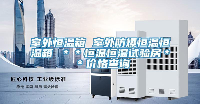 室外恒溫箱 室外防爆恒溫恒濕箱 **恒溫恒濕試驗房**價格查詢