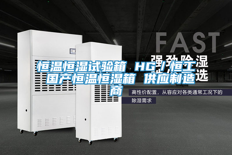 恒溫恒濕試驗箱 HG/恒工 國產恒溫恒濕箱 供應製造商