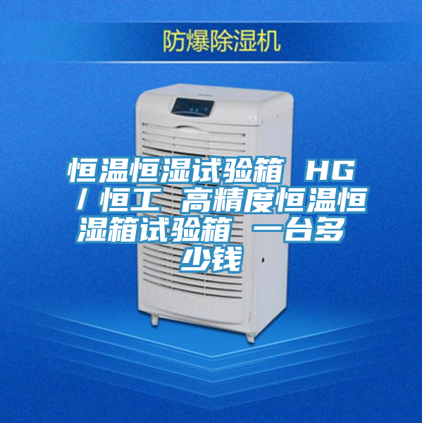 恒溫恒濕試驗箱 HG/恒工 高精度恒溫恒濕箱試驗箱 一台多少錢