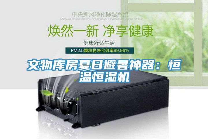 文物庫房夏日避暑神器：恒溫恒濕機