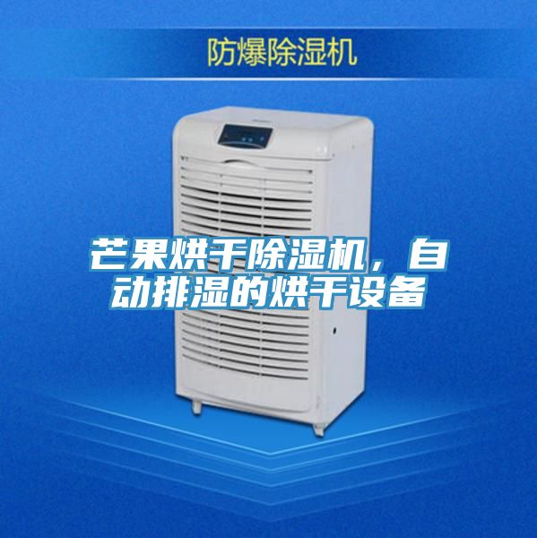 芒果烘幹好色先生在线播放，自動排濕的烘幹設備