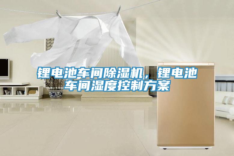 鋰電池車間好色先生在线播放，鋰電池車間濕度控製方案